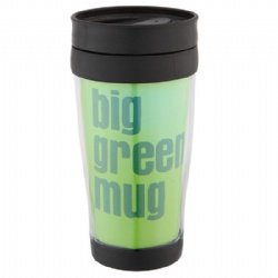 16OZ dual-wall stainless steel push cover AS steel cover coffee mug