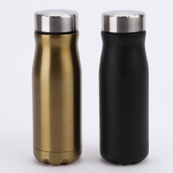 550ML double wall stainless steel inside 304 outside 201 vacuum leakage insulation bottle cold cup