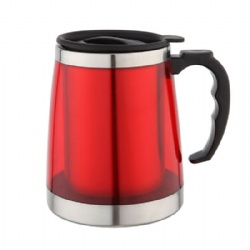 16OZ triple insulation double stainless steel handle thermos cup coffee cup